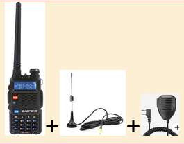 BF-F8+ VHF/UHF kézi FM adó-vevő
