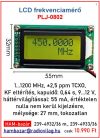 LCD frekvenciamérő modul PLJ-0802