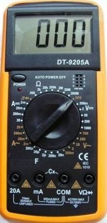 DT-9205A(A) típ. DMM